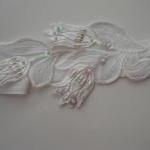 Pure White Floral Embroidered Embellishment..